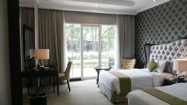 غرفة ديلوكس بسريرين منفصلين بشرفة، Mirah Hotel 5/10