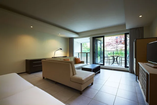 غرفة ديلوكس بسريرين منفصلين يُسمح فيها بالحيوانات الأليفة، Hyatt Regency Hakone Resort and Spa 8/10