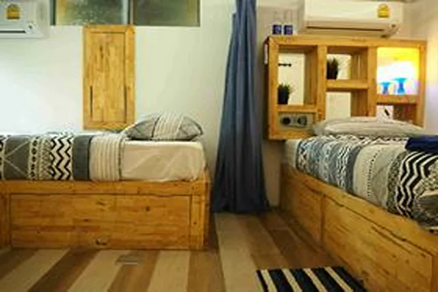 غرفة قياسية بسريرين منفصلين، Blu Cabin Ari Stylish Gay Poshtel 1/5