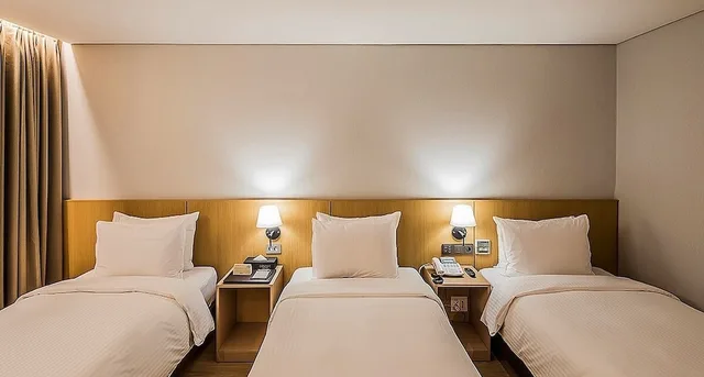 غرفة ديلوكس ثلاثية بثلاثة أسرّة، The Rest Aank Hotel Incheon Guwol 3/9