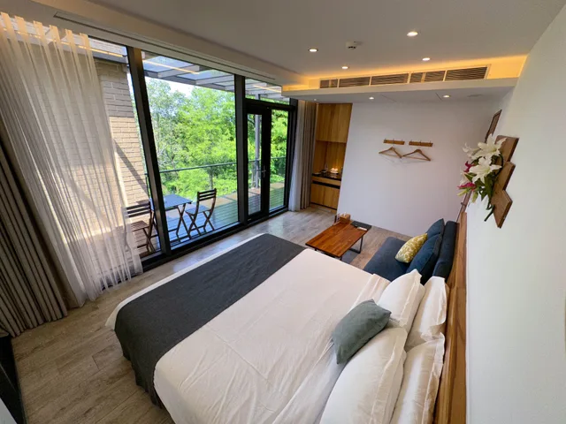 غرفة اقتصادية بسرير كينج بإطلالة على الحديقة، Villa Loherb 5/10
