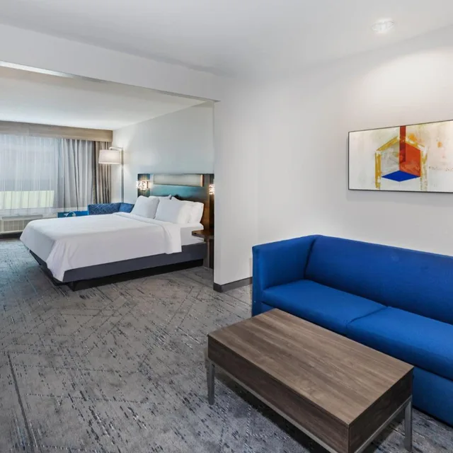 جناح بسرير كينج مع أريكة، Holiday Inn Express & Suites Houston Space Ctr - Clear Lake 3/8