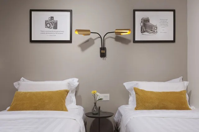 Deluxe Twin - No Window، Gold3 Boutique Hotel 1/2