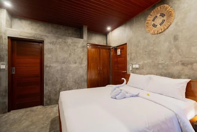 غرفة ديلوكس بسرير كوين بإطلالة على الحديقة، Joni Ubud Hostel 2/6
