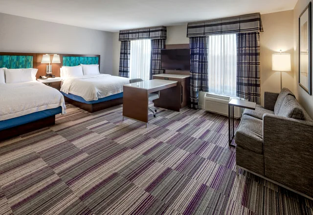 جناح استوديو بسريرين كوين، Hampton Inn & Suites Chicago Southland Matteson 1/3