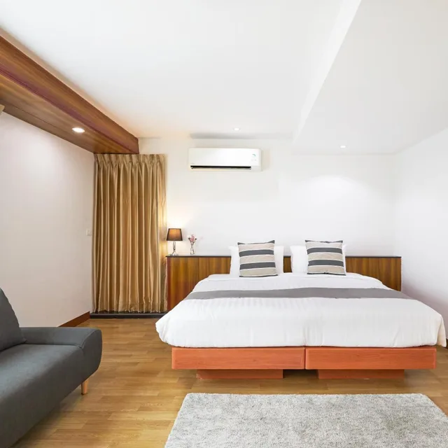 غرفة بريميوم ديلوكس بسرير كينج، NJOY Prestige Grand Hotel Don Mueang 3/10