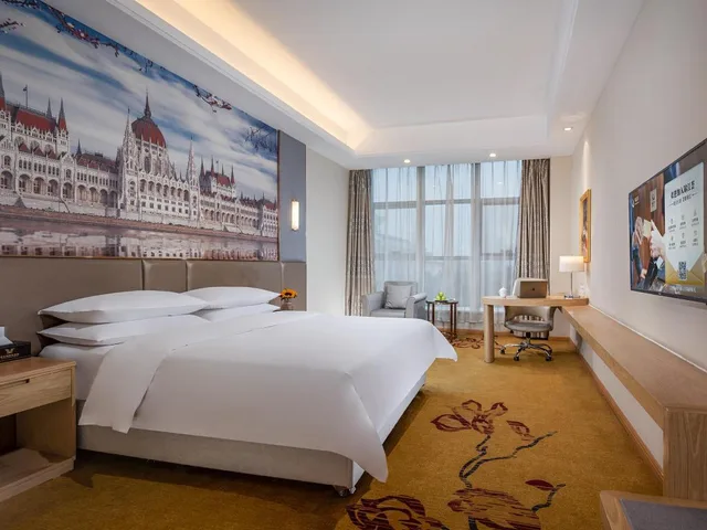 غرفة بزنس بسرير كوين، Vienna International Hotel (Nanjing Zhushan Road Metro Station) 2/4
