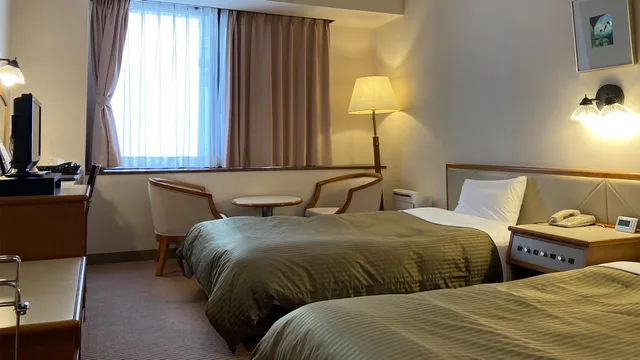 N Room, Standard, Twin Beds, Mountain Side, Mountain View, No View, Main Building, Miyajima Coral 1/1