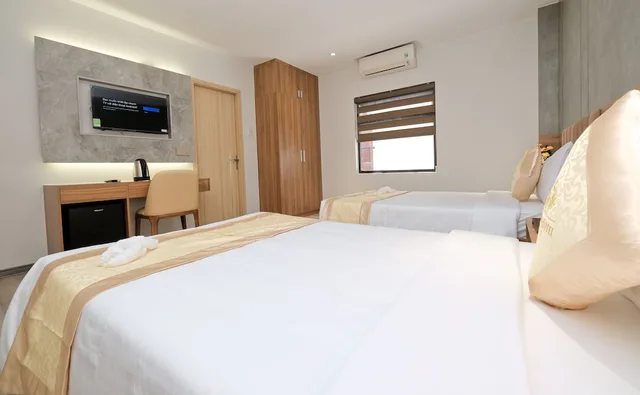 غرفة ديلوكس بسريرين منفصلين، Prague Nha Trang Hotel 5/7