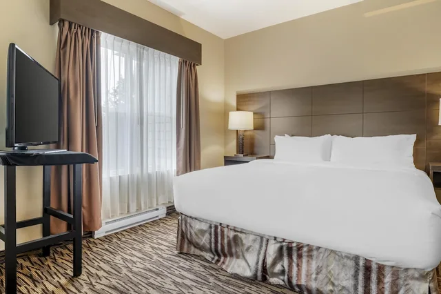 جناح بسرير كينج مع أريكة بمنطقة جلوس بمطبخ صغير، Best Western Plus Bridgewater 1/7