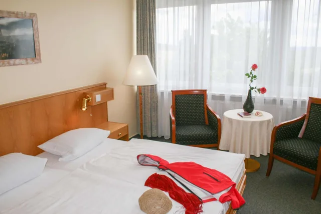 غرفة بسرير مزدوج، PANORAMA HOTEL OBERWIESENTHAL 4/5