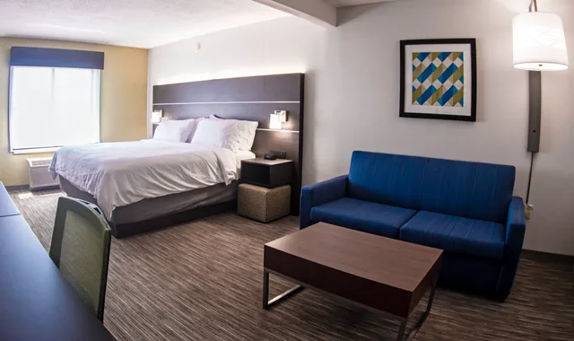 جناح بسرير كينج مع أريكة، Holiday Inn Express Hotel Suites Charlotte Concord I 85 3/3