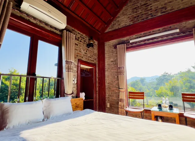غرفة قياسية بسرير كينج بإطلالة على الحديقة، Ninh Binh Family Homestay 1/6