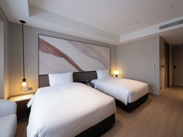 غرفة بريميير بسريرين منفصلين، Enford Hotel 3/4