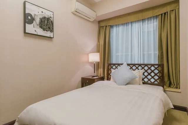 غرفة تنفيذية بسرير كوين وسرير فردي بغرفتي نوم، Springdale Serviced Residence Guangzhou 2/7
