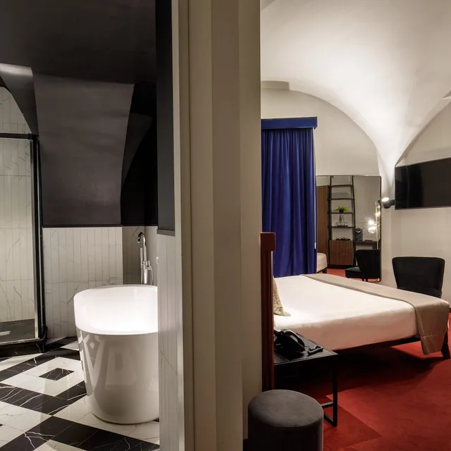 غرفة ديلوكس بسرير كينج، Hotel Monte Cenci 10/10