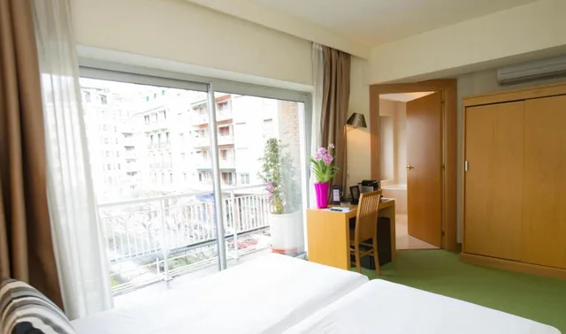 غرفة بسريرين منفصلين، Hotel Zaragoza Plaza 10/10