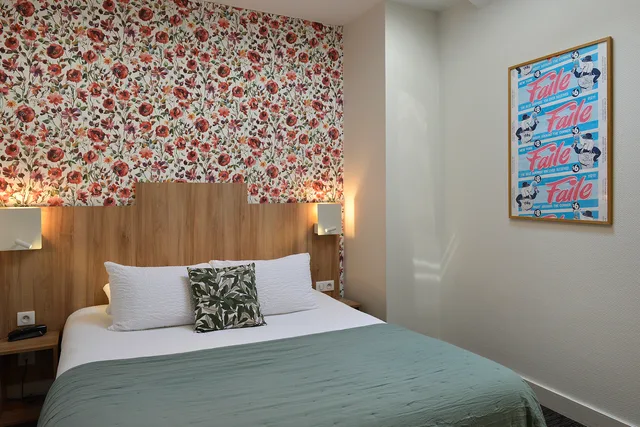 غرفة بسرير مزدوج، Logis Hotel Lanex 2/3