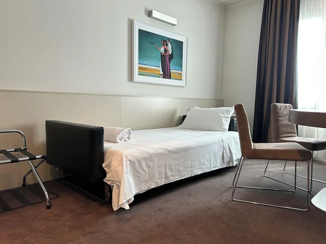 غرفة ديلوكس بسرير مزدوج مع أريكة، Hotel Plaza 4/6