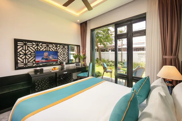 Garden, Deluxe, Twin Beds, Balcony، Silk River Hoi An Hotel & Spa 2/5