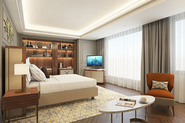 غرفة كلوب ديلوكس بسرير كينج، Sheraton Bishkek 2/8