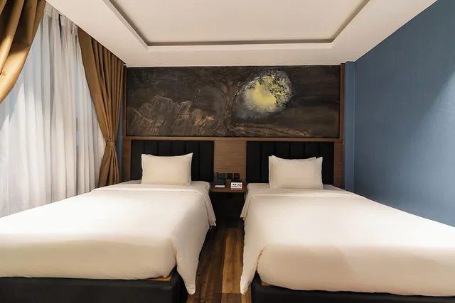 Inner, Deluxe, Twin Beds, with View, Bathtub، Nicecy Hotel Suites Spa 5/10