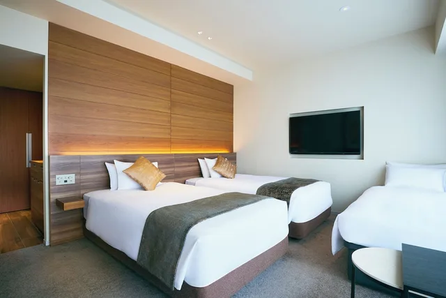 غرفة ديلوكس بسريرين منفصلين مع أريكة، Karaksa Hotel Premier Tokyo Ginza 1/9