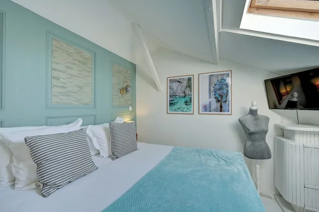 دوبلكس بسرير مزدوج، Hotel the Originals Martigues Clair 1/3