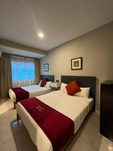 شقة بإطلالة على البحر بغرفتي نوم للمدخنين، Perdana Serviced Apartment Resort 1/3