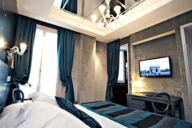 غرفة ديلوكس بسرير كينج، Maison Albar Hotel Paris Champs Elysees 2/5