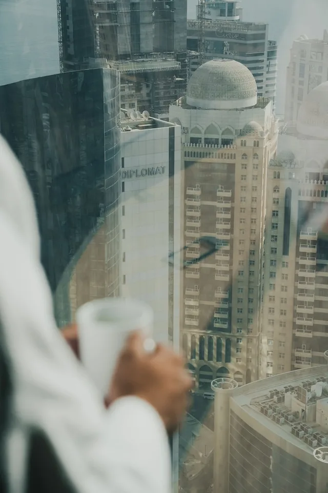 غرفة غراند بسريرين مزدوجين بغرفتي نوم، Jw Marriott Marquis City Center 7/7