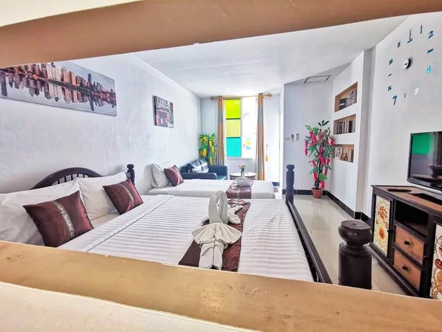 جناح سوبيريور بسرير كينج وسرير فردي بشرفة، The Train Resort And Spa 4/10