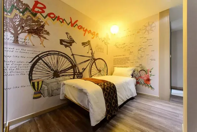 غرفة ثلاثية بسرير كوين مع أريكة، Stay Hotel - Taichung Zhongqing 2/3
