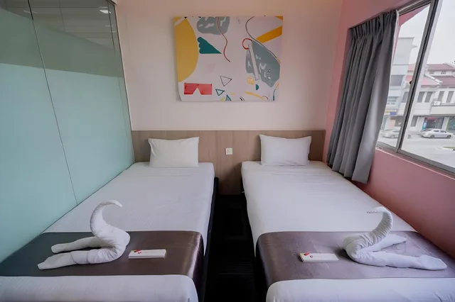 غرفة ديلوكس بسريرين منفصلين، Kimal Hotel Taiping 2/2