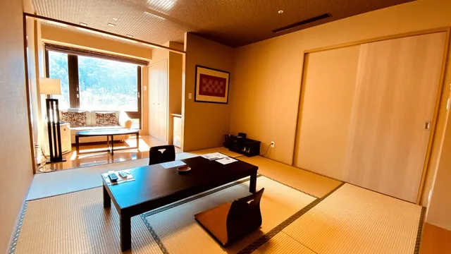 غرفة يابانية قياسية بسرير مزدوج بأرضية تاتامي، Hotel Morinokaze Ousyuku 1/1
