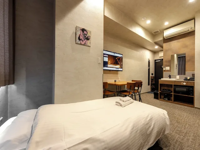 غرفة ديلوكس بأربعة أسرّة مع أريكة، Wellstay Namba 1/10