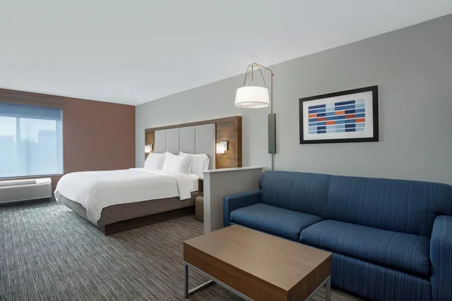 غرفة قياسية بسرير كينج مع أريكة، Holiday Inn Express Hotel Suites Clinton 1/7