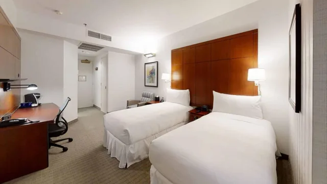 غرفة قياسية بسرير مزدوج أو سريرين منفصلين، Club Quarters Central Loop 3/6
