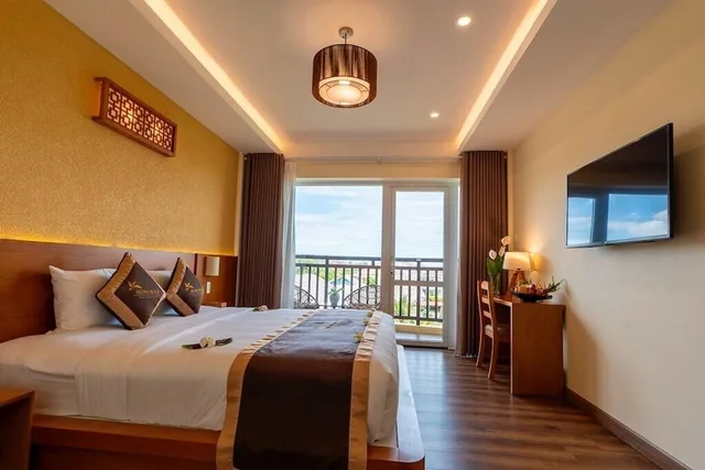 غرفة سوبيريور بسرير مزدوج بإطلالة على البحر، Aroma Beach Resort & Spa 1/10