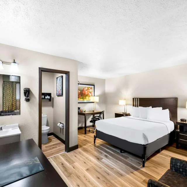 غرفة ديلوكس بسرير كوين، Americas Best Value Inn Marquette 2/4