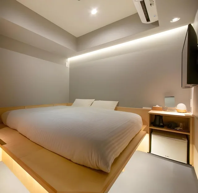 غرفة ديلوكس بسرير مزدوج، hotel Amanek Kyoto Kawaramachi Gojo 1/1