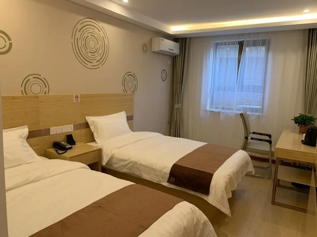 غرفة بزنس بسريرين منفصلين، Shell Beijing Fangshan Chengguan Metro Station Hotel 1/2