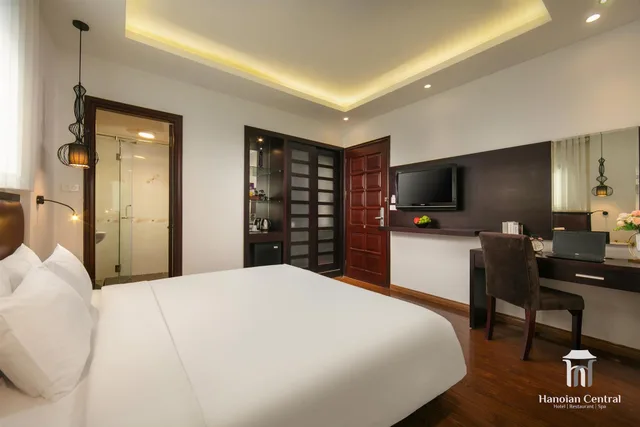 غرفة سوبيريور بسرير كينج، Hanoian Central Hotel and Spa 1/3