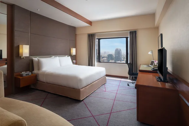 غرفة قياسية بسرير فردي، Crowne Plaza Bangkok Lumpini Park 4/8