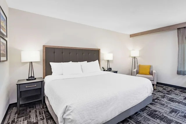 غرفة بسرير كينج، LaQuinta Suites by Wyndham South Bend Notre Dame Area 2/5
