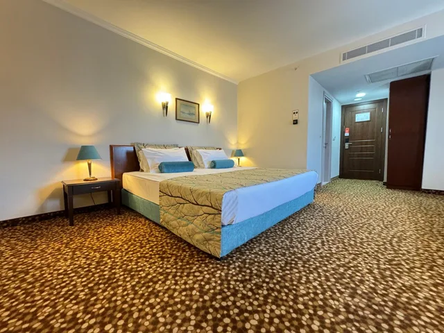 جناح جونيور بسرير كينج وسرير فردي بشرفة مع أريكة، Best Western Plus Khan Hotel 1/10