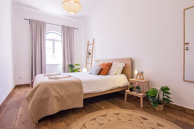 شقة بسريرين مزدوجين بغرفتي نوم مع أريكة، Faro Central Holiday Apartments 3/4