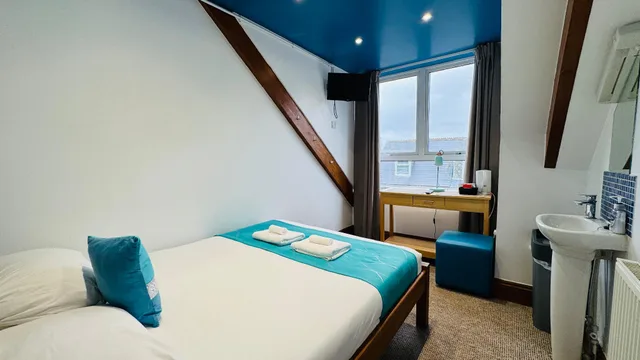 غرفة اقتصادية بسرير مزدوج بحمام مشترك، Town Lodge 1/1
