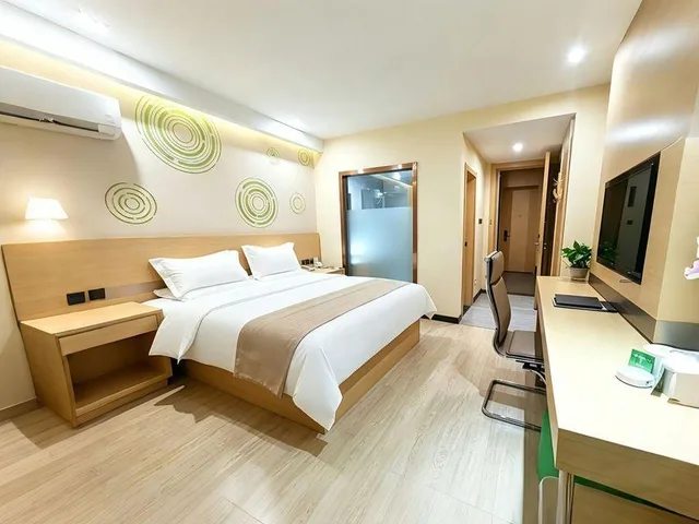غرفة سوبيريور بسرير مزدوج، GreenTree Inn Taicang City Liuhe Town Tinghai Road 2/2