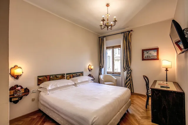 غرفة بسرير مزدوج أو سريرين منفصلين، Croce Di Malta 2/10